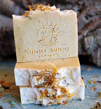 Load image into Gallery viewer, Eco-Friendly Citrus Sunflower Soap Bar Sunny Bunny Gardens
