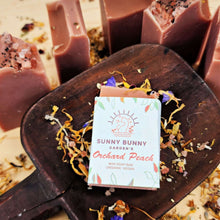 Load image into Gallery viewer, Organic &amp; Cruelty-Free Buy Orchard Peach Mini Soap Bar - Sunny Bunny Gardens
