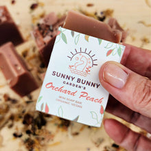 Load image into Gallery viewer, Organic &amp; Cruelty-Free Buy Orchard Peach Mini Soap Bar - Sunny Bunny Gardens
