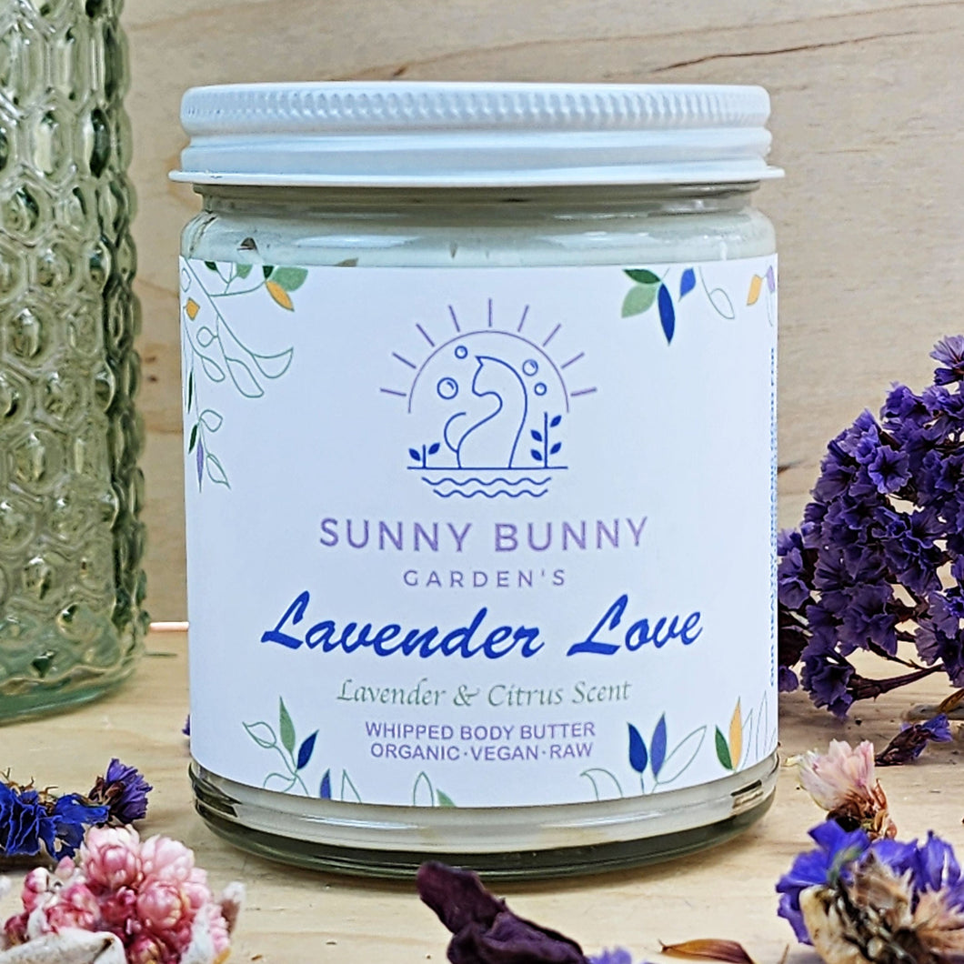all natural lavender and citrus body butter