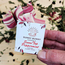 Load image into Gallery viewer, Snow Top Peppermint Soap Bar - Sunny Bunny Gardens
