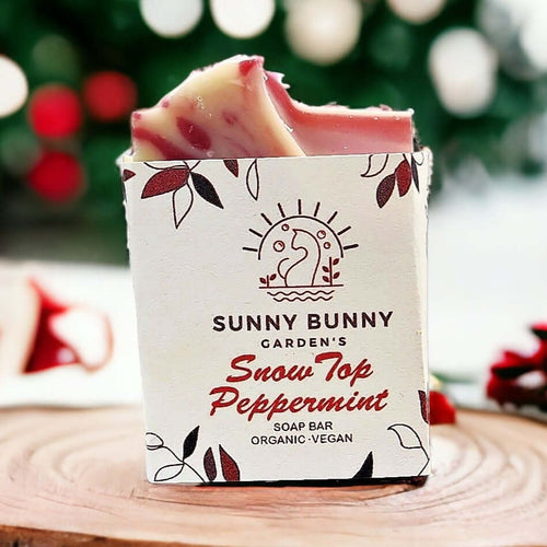 Snow Top Peppermint Soap Bar - Sunny Bunny Gardens