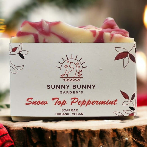 Snow Top Peppermint Soap Bar - Sunny Bunny Gardens
