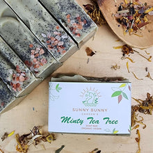 Load image into Gallery viewer, Buy Mint Tea Tree Handmade Soap Online - Sunnybunnygardens2
