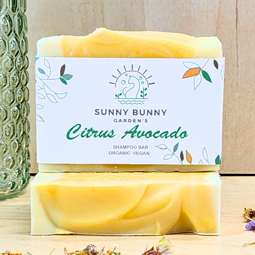 Avocado oil shampoo bars - Sunny Bunny Gardens