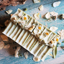 Load image into Gallery viewer, Organic Bamboo Salt Soap with French Green Clay &amp; Botanicals
