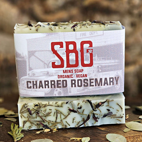 Cruelty-Free Charred Rosemary Soap Bar Sunny Bunny Gardens