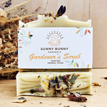 Load image into Gallery viewer, All Natural Gardeners Scrub Soap Bar, Sunny Bunny Gardens
