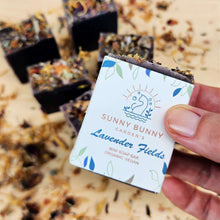 Load image into Gallery viewer, All Natural Handmade Lavender Mini Soap Bar - Sunny Bunny Gardens
