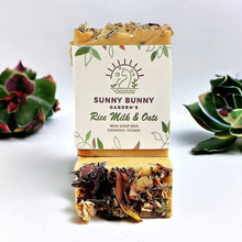 Load image into Gallery viewer, All Natural Rice Milk &amp; Oats Mini Soap Bar - Sunnybunnygardens
