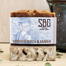 Load image into Gallery viewer, Vegan Smoked Birch and Amber Soap Bar Sunny Bunny Gardens
