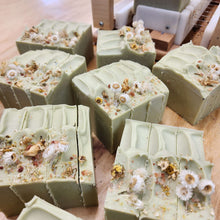 Load image into Gallery viewer, All Natural Handmade Soap Gift Set With Bamboo Wooden Soap Dish
