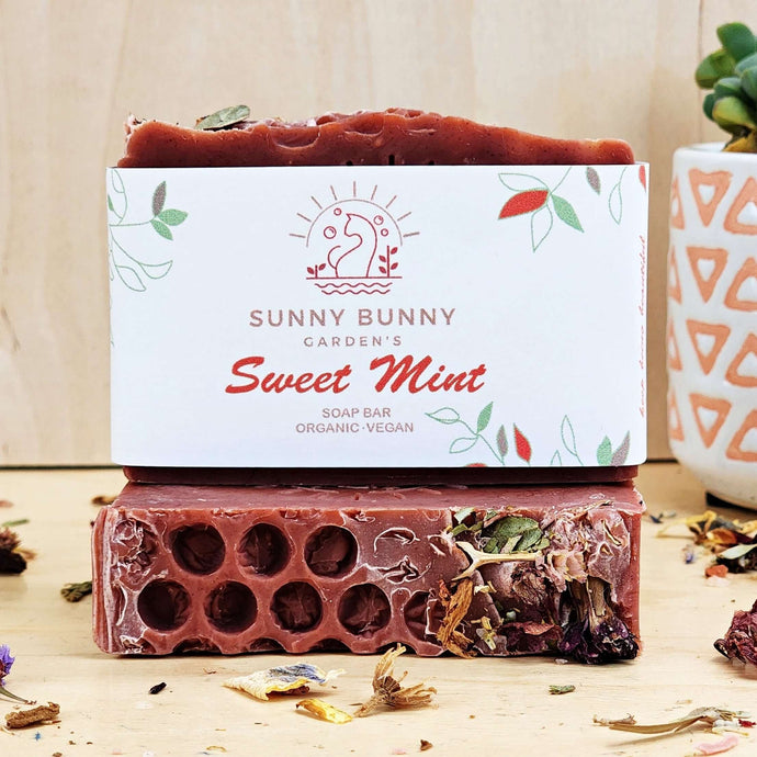 All Natural Sweet Mint Vegan Soap by Sunny Bunny Gardens